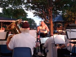 Outdoor summer concert at Salem Willows